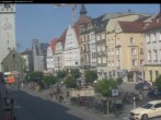Archiv Foto Webcam Straubing: Blick auf den Stadtturm und Ludwigsplatz 10:00