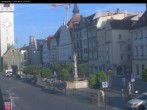 Archiv Foto Webcam Straubing: Blick auf den Stadtturm und Ludwigsplatz 06:00