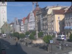 Archiv Foto Webcam Straubing: Blick auf den Stadtturm und Ludwigsplatz 07:00
