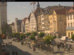 Archiv Foto Webcam Straubing: Blick auf den Stadtturm und Ludwigsplatz 13:00