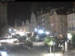 Archiv Foto Webcam Straubing: Blick auf den Stadtturm und Ludwigsplatz 01:00