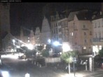 Archiv Foto Webcam Straubing: Blick auf den Stadtturm und Ludwigsplatz 23:00