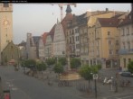 Archiv Foto Webcam Straubing: Blick auf den Stadtturm und Ludwigsplatz 05:00