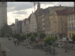 Archiv Foto Webcam Straubing: Blick auf den Stadtturm und Ludwigsplatz 15:00