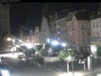 Archiv Foto Webcam Straubing: Blick auf den Stadtturm und Ludwigsplatz 03:00