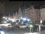 Archiv Foto Webcam Straubing: Blick auf den Stadtturm und Ludwigsplatz 01:00