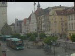 Archiv Foto Webcam Straubing: Blick auf den Stadtturm und Ludwigsplatz 06:00