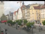 Archiv Foto Webcam Straubing: Blick auf den Stadtturm und Ludwigsplatz 07:00