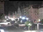 Archiv Foto Webcam Straubing: Blick auf den Stadtturm und Ludwigsplatz 01:00