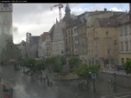 Archiv Foto Webcam Straubing: Blick auf den Stadtturm und Ludwigsplatz 11:00