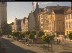 Archiv Foto Webcam Straubing: Blick auf den Stadtturm und Ludwigsplatz 15:00