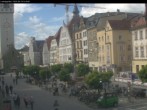 Archiv Foto Webcam Straubing: Blick auf den Stadtturm und Ludwigsplatz 13:00