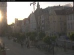 Archiv Foto Webcam Straubing: Blick auf den Stadtturm und Ludwigsplatz 17:00