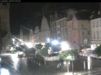 Archiv Foto Webcam Straubing: Blick auf den Stadtturm und Ludwigsplatz 23:00