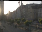 Archiv Foto Webcam Straubing: Blick auf den Stadtturm und Ludwigsplatz 17:00