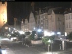 Archiv Foto Webcam Straubing: Blick auf den Stadtturm und Ludwigsplatz 19:00
