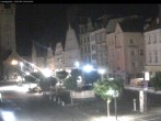 Archiv Foto Webcam Straubing: Blick auf den Stadtturm und Ludwigsplatz 03:00