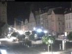 Archiv Foto Webcam Straubing: Blick auf den Stadtturm und Ludwigsplatz 01:00