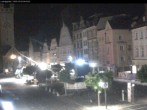 Archiv Foto Webcam Straubing: Blick auf den Stadtturm und Ludwigsplatz 03:00