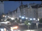 Archiv Foto Webcam Straubing: Blick auf den Stadtturm und Ludwigsplatz 05:00