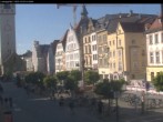 Archiv Foto Webcam Straubing: Blick auf den Stadtturm und Ludwigsplatz 13:00