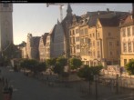 Archiv Foto Webcam Straubing: Blick auf den Stadtturm und Ludwigsplatz 15:00