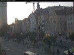 Archiv Foto Webcam Straubing: Blick auf den Stadtturm und Ludwigsplatz 17:00