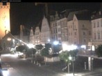 Archiv Foto Webcam Straubing: Blick auf den Stadtturm und Ludwigsplatz 19:00