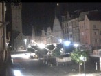 Archiv Foto Webcam Straubing: Blick auf den Stadtturm und Ludwigsplatz 01:00