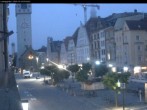 Archiv Foto Webcam Straubing: Blick auf den Stadtturm und Ludwigsplatz 06:00