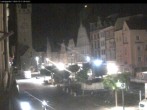 Archiv Foto Webcam Straubing: Blick auf den Stadtturm und Ludwigsplatz 23:00