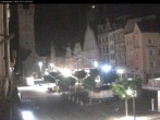 Archiv Foto Webcam Straubing: Blick auf den Stadtturm und Ludwigsplatz 01:00