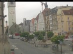 Archiv Foto Webcam Straubing: Blick auf den Stadtturm und Ludwigsplatz 07:00