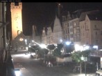 Archiv Foto Webcam Straubing: Blick auf den Stadtturm und Ludwigsplatz 19:00