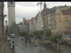 Archiv Foto Webcam Straubing: Blick auf den Stadtturm und Ludwigsplatz 09:00