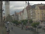 Archiv Foto Webcam Straubing: Blick auf den Stadtturm und Ludwigsplatz 11:00