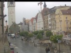 Archiv Foto Webcam Straubing: Blick auf den Stadtturm und Ludwigsplatz 13:00