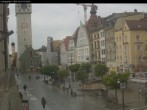 Archiv Foto Webcam Straubing: Blick auf den Stadtturm und Ludwigsplatz 15:00