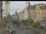 Archiv Foto Webcam Straubing: Blick auf den Stadtturm und Ludwigsplatz 07:00