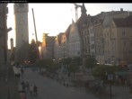 Archiv Foto Webcam Straubing: Blick auf den Stadtturm und Ludwigsplatz 15:00