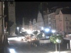 Archiv Foto Webcam Straubing: Blick auf den Stadtturm und Ludwigsplatz 01:00