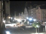 Archiv Foto Webcam Straubing: Blick auf den Stadtturm und Ludwigsplatz 03:00