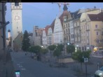 Archiv Foto Webcam Straubing: Blick auf den Stadtturm und Ludwigsplatz 05:00