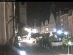 Archiv Foto Webcam Straubing: Blick auf den Stadtturm und Ludwigsplatz 04:00