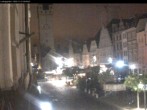 Archiv Foto Webcam Straubing: Blick auf den Stadtturm und Ludwigsplatz 02:00