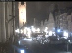 Archiv Foto Webcam Straubing: Blick auf den Stadtturm und Ludwigsplatz 21:00