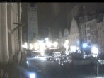 Archiv Foto Webcam Straubing: Blick auf den Stadtturm und Ludwigsplatz 23:00
