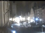Archiv Foto Webcam Straubing: Blick auf den Stadtturm und Ludwigsplatz 01:00