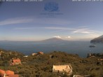 Archiv Foto Webcam Blick von Sorrento auf den Vesuv 09:00
