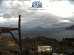 Archiv Foto Webcam Blick von Sorrento auf den Vesuv 09:00